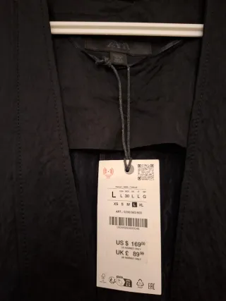 Vestido kimono Zara talla L