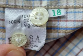 Camisa Lacoste Manga Corta Talla 41