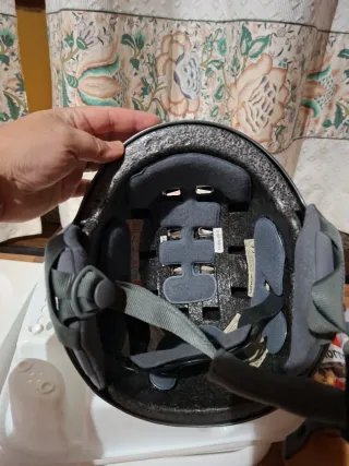 Casco Esquí Wedze Gris con Detalles Amarillos