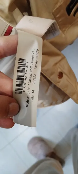 Parka acolchada beige mujer