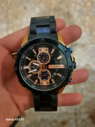 Reloj Curren 8336 Negro y Dorado