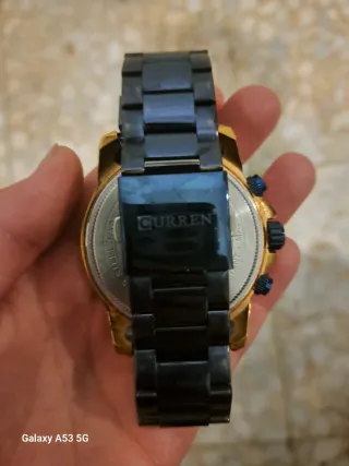 Reloj Curren 8336 Negro y Dorado