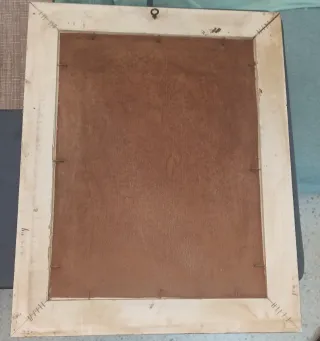 Cuadro óleo antiguo firmado R. Galván