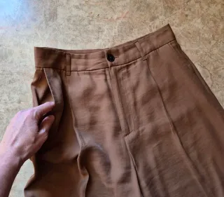 Pantalones ZARA Marrón Talla M