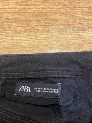Pantalón Cargo Zara Negro