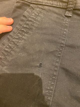 Pantalón Cargo Zara Negro