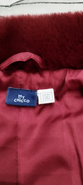 Cappottino Chicco Bordeaux 5 Anni