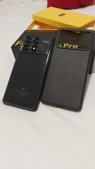 Smart Phone Poco X6 Pro 5G 8G RAM. Con funda silic