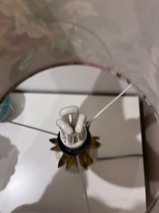 Lámpara Zara Home Piña Cristal Dorada