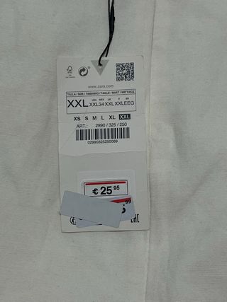 Vestido mini Zara blanco