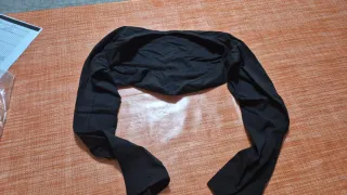 Scaldaspalle nero maniche lunghe