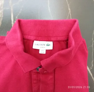 Polo Lacoste granate