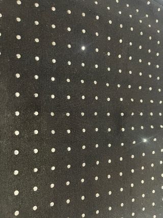 Falda Zara negra con pedrería