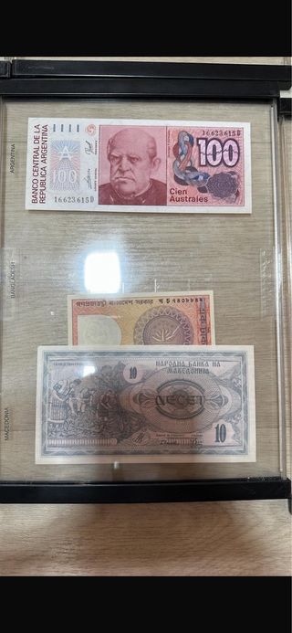 Lotto 1: 1 Cordoba Nicaragua, 20 Kwacha Zambia, 1