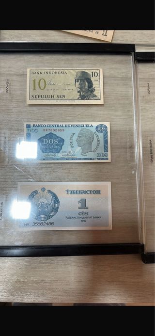 Lotto 1: 1 Cordoba Nicaragua, 20 Kwacha Zambia, 1