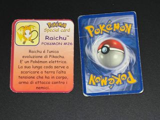 Carte Pokémon Raichu (Set 5 carte)