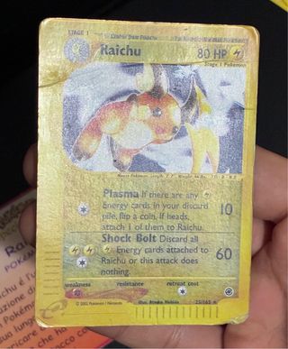 Carte Pokémon Raichu (Set 5 carte)