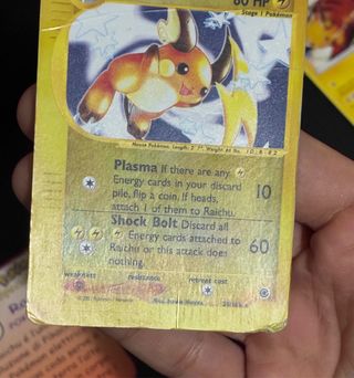 Carte Pokémon Raichu (Set 5 carte)
