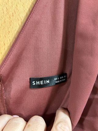 Vestido de fiesta Shein rosa