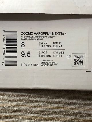 Nike Vaporfly 4 Talla 41