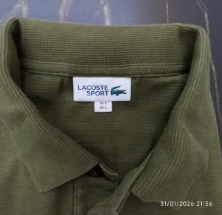 Polo Lacoste Verde Oliva