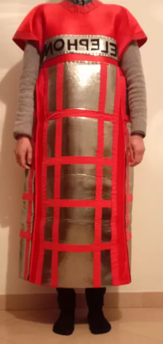 Disfraz Cabina Telefónica Británica