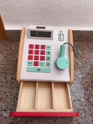 Caja Registradora de Madera