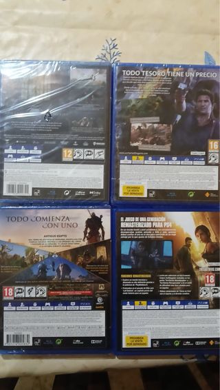 Confezione 4 Giochi PS4