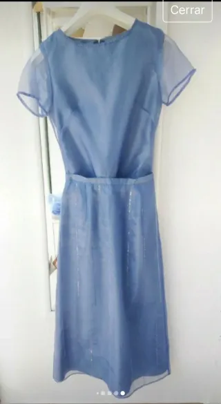 Disfraz de princesa en azul para mujer