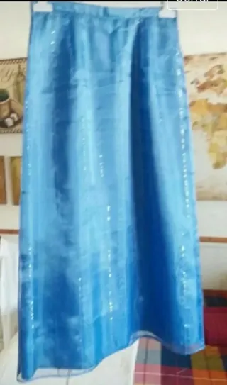 Disfraz de princesa en azul para mujer