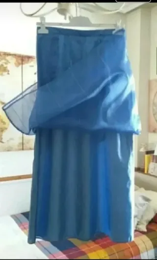 Disfraz de princesa en azul para mujer