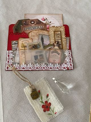 Lote Inspire papeles y elementos para journal