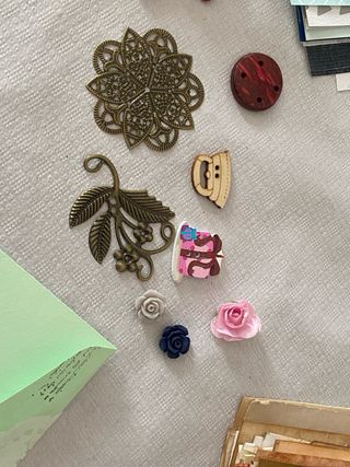 Lote Inspire papeles y elementos para journal