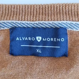 Jersey Alvaro Moreno XL 100% Algodón Mostaza Logo