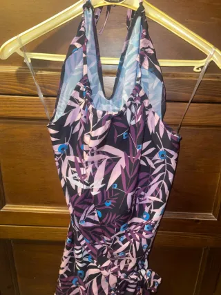 Vestito donna stilizzato viola