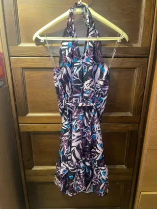 Vestito donna stilizzato viola