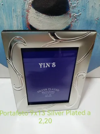 Portafotos Plata 9x13cm