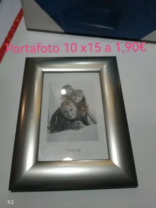 Portafotos Plata 9x13cm