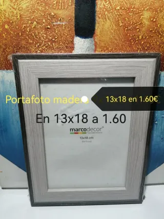 Portafotos Plata 9x13cm