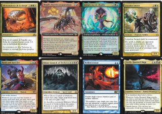 72 Cartas Magic MTG Raras/Míticas con 18 Caminante