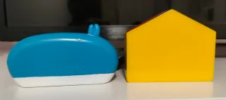 Lotto 2 Casette Giocattolo - Molang & George