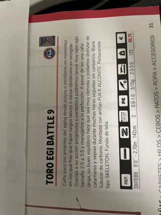 Caña Hart Toro Egi Battle 9.