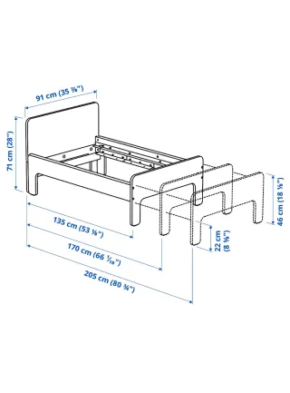 Cama extensible Ikea