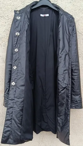 Cappotto Versace donna vintage nero