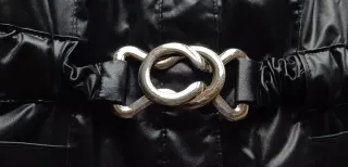 Cappotto Versace donna vintage nero