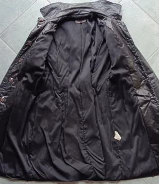 Cappotto Versace donna vintage nero