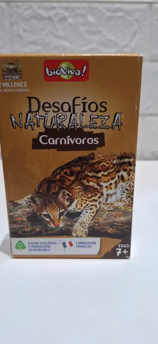 Naipes Desafíos Naturaleza Carnívoros Bioviva