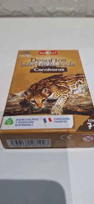 Naipes Desafíos Naturaleza Carnívoros Bioviva