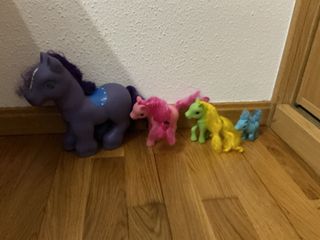 Lote 4 ponis de juguete