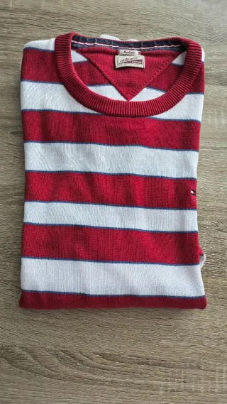 Jersey Tommy Hilfiger Rayas Rojas y blancas